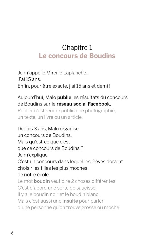 Les petites reines de Clémentine Beauvais traduit en Facile à lire et à comprendre (FALC), aux éditions Kiléma.