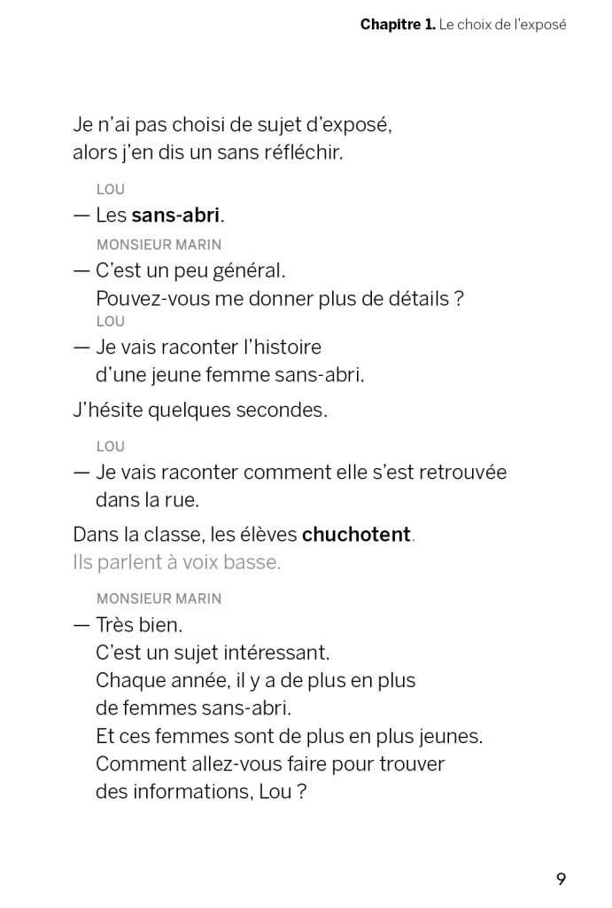 No et Moi de Delphine de Vigan traduit en Facile à lire et à comprendre (FALC), aux éditions Kiléma.