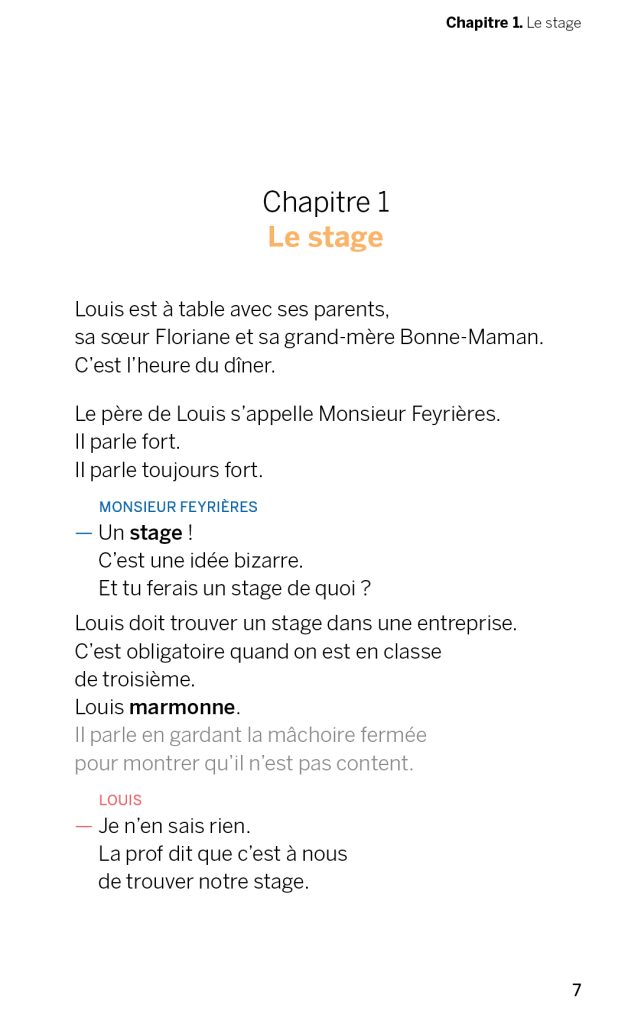 Maïté Coiffure de Marie-Aude Murail traduits en Facile à Lire et à Comprendre (FALC), aux éditions Kiléma.