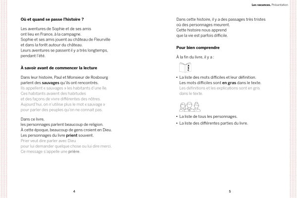 EXTRAIT INTERIEUR LES VACANCES DE LA COMTESSE DE SÉGUR