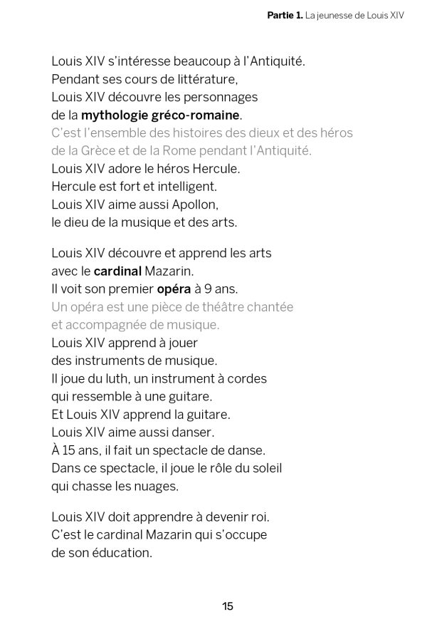 Le Roi-Soleil - Livre FALC - Collection Vivre et découvrir - Kiléma Éditions