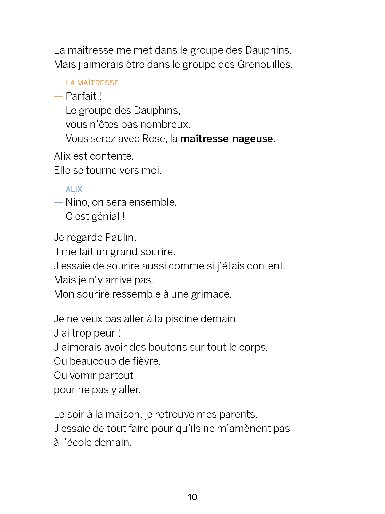 Le grand bain - Marie Lenne-Fouquet - Livre FALC - Kiléma Éditions