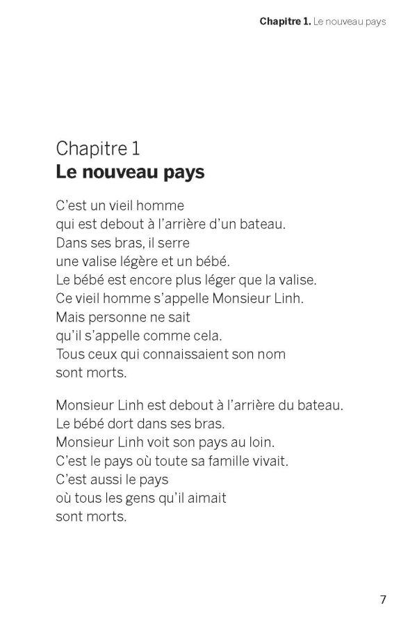 La petite fille de Monsieur Linh - Philippe Claudel - Livre FALC - Kiléma Éditions