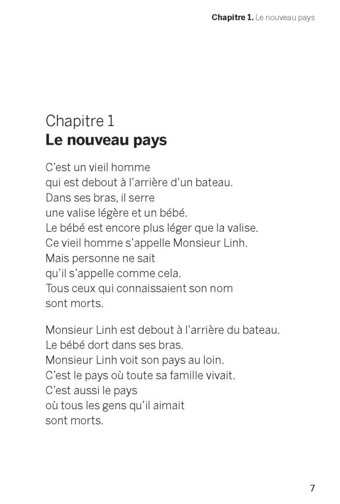 La petite fille de Monsieur Linh - Philippe Claudel - Livre FALC - Kiléma Éditions