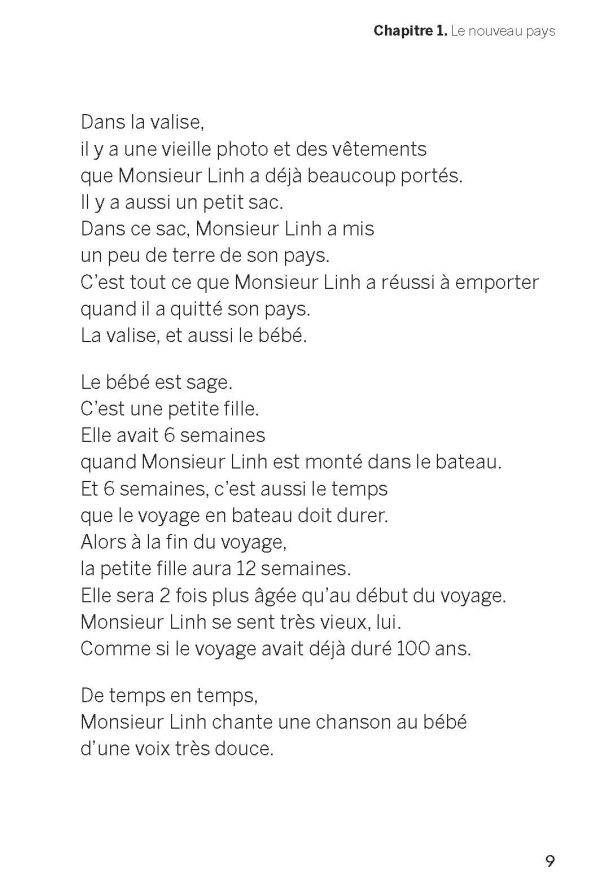 La petite fille de Monsieur Linh - Philippe Claudel - Livre FALC - Kiléma Éditions
